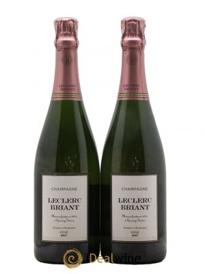 Extra Brut Rosé Leclerc Briant ---- - Lot de 2 Flaschen