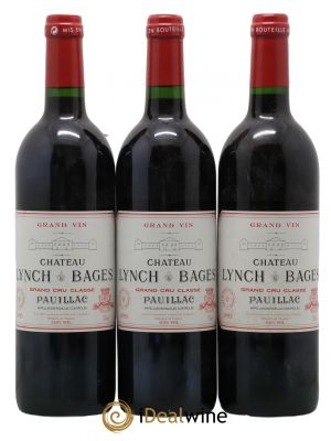 Château Lynch Bages 5ème Grand Cru Classé  1995 - Lot de 3 Bouteilles