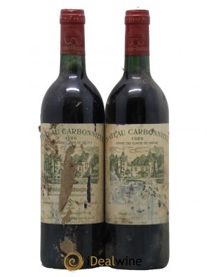 Château Carbonnieux Cru Classé de Graves  1989 - Lot of 2 Bottles