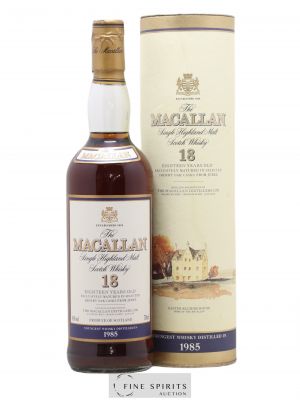 Macallan (The) 18 years 1985 Of. Selected Sherry Oak Casks   - Lot de 1 Bouteille