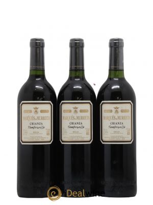 Rioja DOCa Crianza Tempranillo Marques de Murrieta 2000 - Lot of 3 Bottles