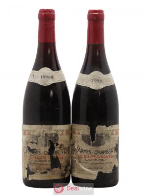 Charmes-Chambertin Grand Cru Vieilles Vignes Jacky Truchot  1996 - Lot of 2 Bottles