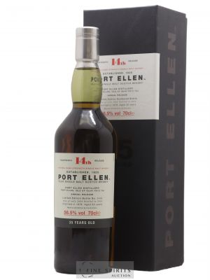 Port Ellen 35 years 1978 Of. 14th Release Natural Cask Strength - One of 2964 - bottled 2014 Limited Edition   - Lot de 1 Bouteille
