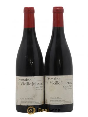 Côtes du Rhône La Bosse Lieu-dit Clavin Domaine de la Vieille Julienne 2005 - Lot of 2 Bottles