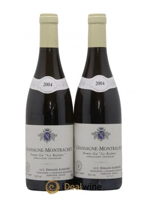Chassagne-Montrachet 1er Cru Les Ruchottes Ramonet (Domaine)  2004 - Lot of 2 Bottles