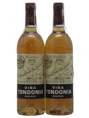 Rioja DOCa Reserva Vina Tondonia R. Lopez de Heredia 1990