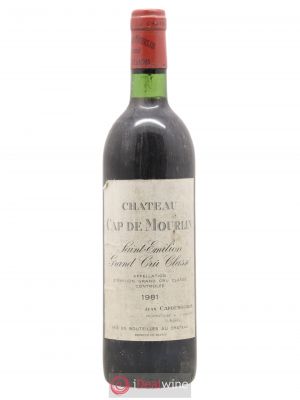 Château Cap de Mourlin Grand Cru Classé (no reserve) 1981 - Lot of 1 Bottle