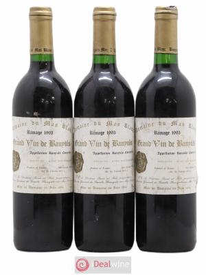 Banyuls Rimage Mas Blanc (Domaine du) - Parcé et Fils  1993 - Lot de 3 Bouteilles