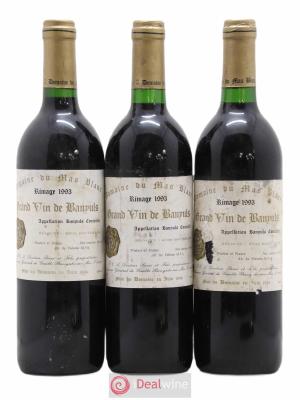Banyuls Rimage Mas Blanc (Domaine du) - Parcé et Fils  1993 - Lot de 3 Bouteilles