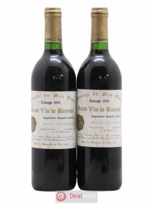 Banyuls Rimage Mas Blanc (Domaine du) - Parcé et Fils  1993 - Lot de 2 Bouteilles