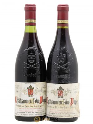 Châteauneuf-du-Pape Domaine du Haut des Terres Blanches 1988 - Lot of 2 Bottles