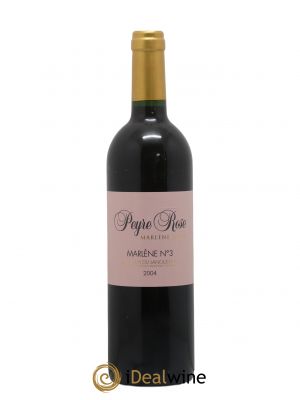 Vin de France (anciennement Coteaux du Languedoc) Peyre-Rose Marlène n°3 Marlène Soria  2004 - Lot de 1 Bouteille