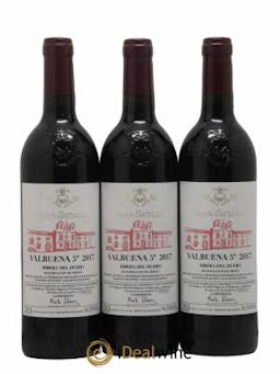 Ribera Del Duero DO Vega Sicilia Valbuena 5º ano Famille Alvarez  2017 - Lot of 3 Bottles