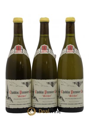 Chablis 1er Cru Séchet Vincent Dauvissat (Domaine)  2019 - Lot of 3 Bottles