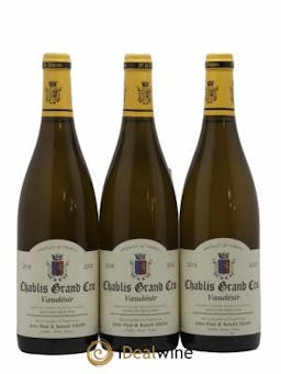 Chablis Grand Cru Vaudésir Jean-Paul & Benoît Droin (Domaine)  2018 - Lot of 3 Bottles