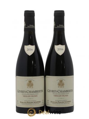 Gevrey-Chambertin Vieilles Vignes Domaine Philippe Naddef 2016 - Lot of 2 Bottles