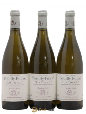 Pouilly-Fuissé Les Trois C Guffens-Heynen  2018 - Lot of 3 Bottles