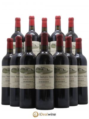 Château Troplong Mondot 1er Grand Cru Classé B  2000 - Lot of 12 Bottles