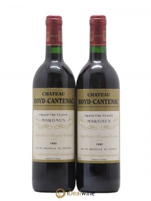 Château Boyd Cantenac 3ème Grand Cru Classé  1990 - Lot of 2 Bottles