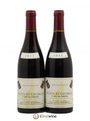 Nuits Saint-Georges 1er Cru Les Damodes Gilles Remoriquet  2012 - Lot of 2 Bottles