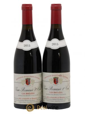 Vosne-Romanée 1er Cru Les Brûlées François Confuron-Gindre  2015 - Lot of 2 Bottles
