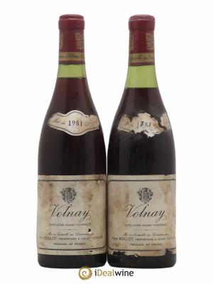 Volnay Henri Boillot (Domaine)  1981 - Lot de 2 Bouteilles