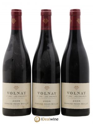 Volnay 1er Cru Les Chevrets Henri Boillot (Domaine) (no reserve) 2005 - Lot of 3 Bottles
