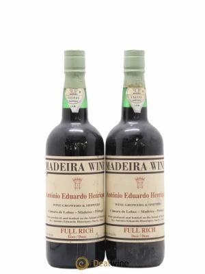 Madère Antonio Eduardo Henriques ---- - Lot de 2 Bouteilles