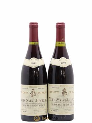 Nuits Saint-Georges 1er Cru Tribourg Rue de Chaux Les Caves du Palais 2000 - Lot de 2 Bouteilles