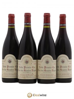 Nuits Saint-Georges 1er Cru Clos des Grandes Vignes Moillard 2000 - Lot of 4 Bottles