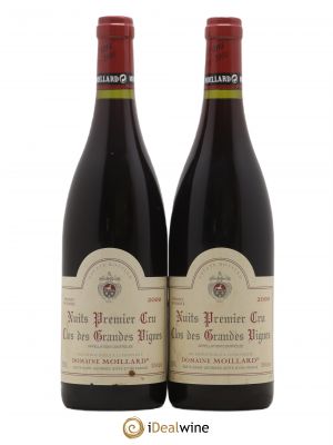 Nuits Saint-Georges 1er Cru Clos des Grandes Vignes Moillard 2000 - Lot of 2 Bottles