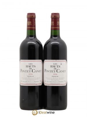 Les Hauts de Pontet-Canet Second Vin  2004 - Lot de 2 Bouteilles