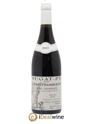Gevrey-Chambertin 1er Cru Champeaux Vieilles Vignes Dugat-Py 2007 - Lot de 1 Flasche