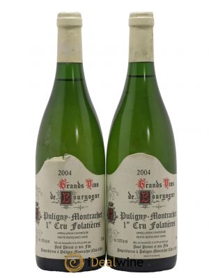 Puligny-Montrachet 1er Cru Folatières Paul Pernot  2004 - Lot of 2 Bottles