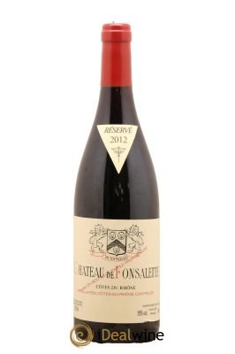 Côtes du Rhône Château de Fonsalette Emmanuel Reynaud 2012 - Lot de 1 Bottle