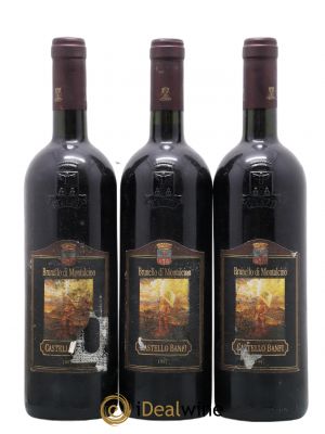 Brunello di Montalcino DOCG Castello Banfi 1997 - Lot of 3 Bottles