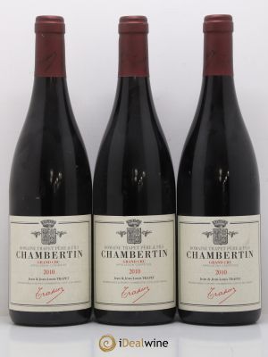 Chambertin Grand Cru Jean et Jean-Louis Trapet  2010 - Lot of 3 Bottles