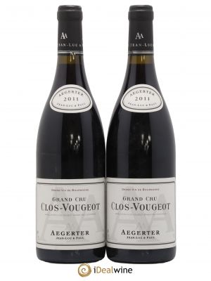 Clos de Vougeot Grand Cru Aegerter  2011 - Lot of 2 Bottles