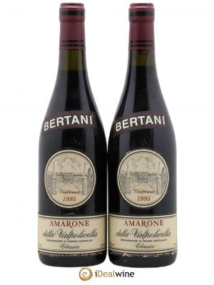 Amarone della Valpolicella DOC Classico Bertani 1995 - Lot of 2 Bottles