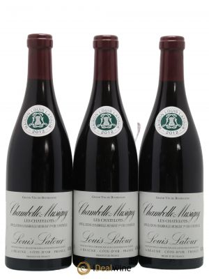 Chambolle-Musigny 1er Cru Chatelots Latour 2012 - Lot of 3 Bottles