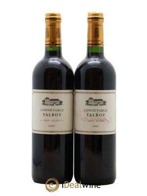 Connétable de Talbot Second vin  2005 - Lot de 2 Bouteilles