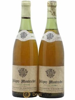 Puligny-Montrachet Pothier Tavernier 1975 - Lot of 2 Bottles
