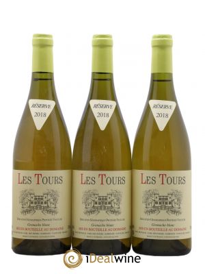 IGP Vaucluse (Vin de Pays de Vaucluse) Les Tours Grenache Blanc Emmanuel Reynaud  2018 - Lot of 3 Bottles