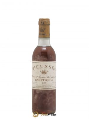 Château Rieussec 1er Grand Cru Classé  1978 - Lot de 1 Demi-bouteille