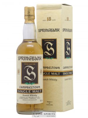 Springbank 15 years Of. Parchment Label   - Lot de 1 Bouteille