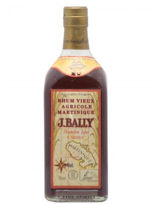 J. Bally 1966 Of. Plantations Lajus du Carbet   - Lot of 1 Bottle