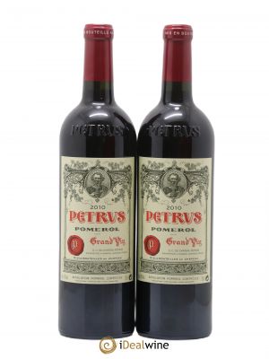 Petrus  2010 - Lot of 2 Bottles