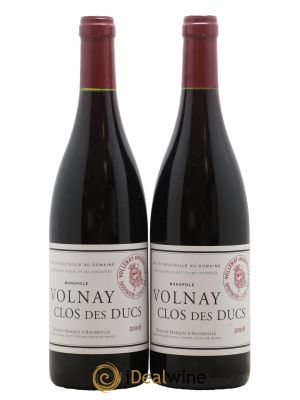 Volnay 1er Cru Clos des Ducs Marquis d'Angerville (Domaine)  2006 - Lot of 2 Bottles