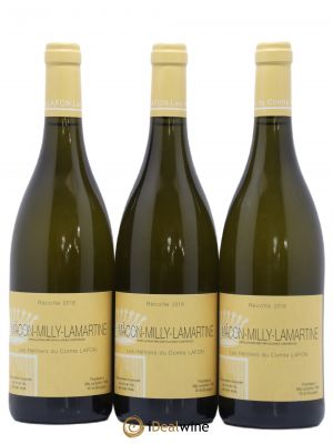 Mâcon Milly-Lamartine Héritiers du Comte Lafon (Domaine des)  2016 - Lot of 3 Bottles