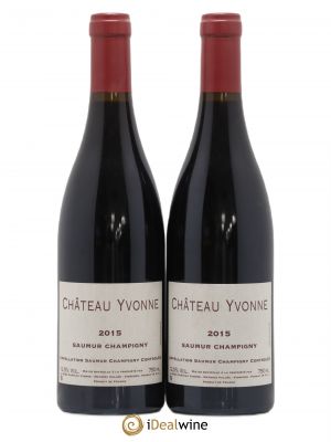 Saumur-Champigny Château Yvonne  2015 - Lot of 2 Bottles